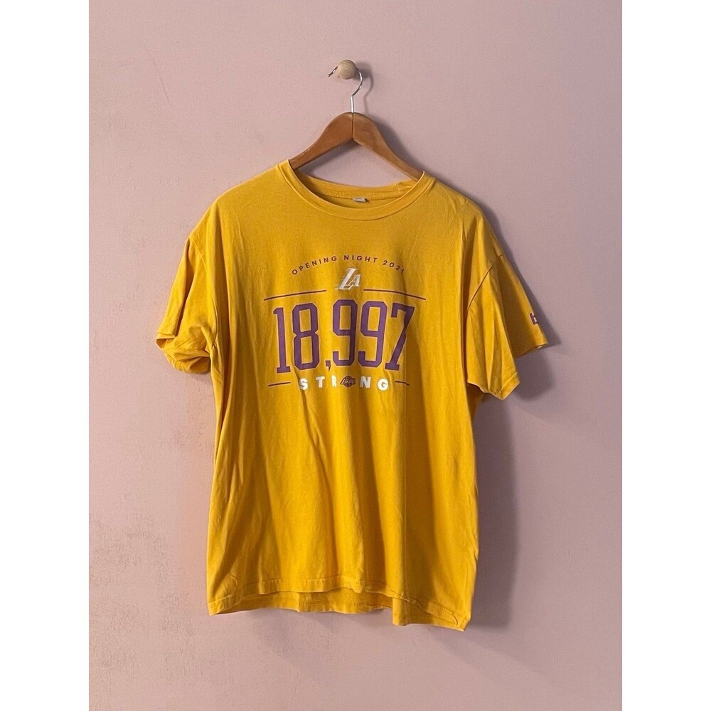 Lakers Opening Night 2021 Shirt Size XL